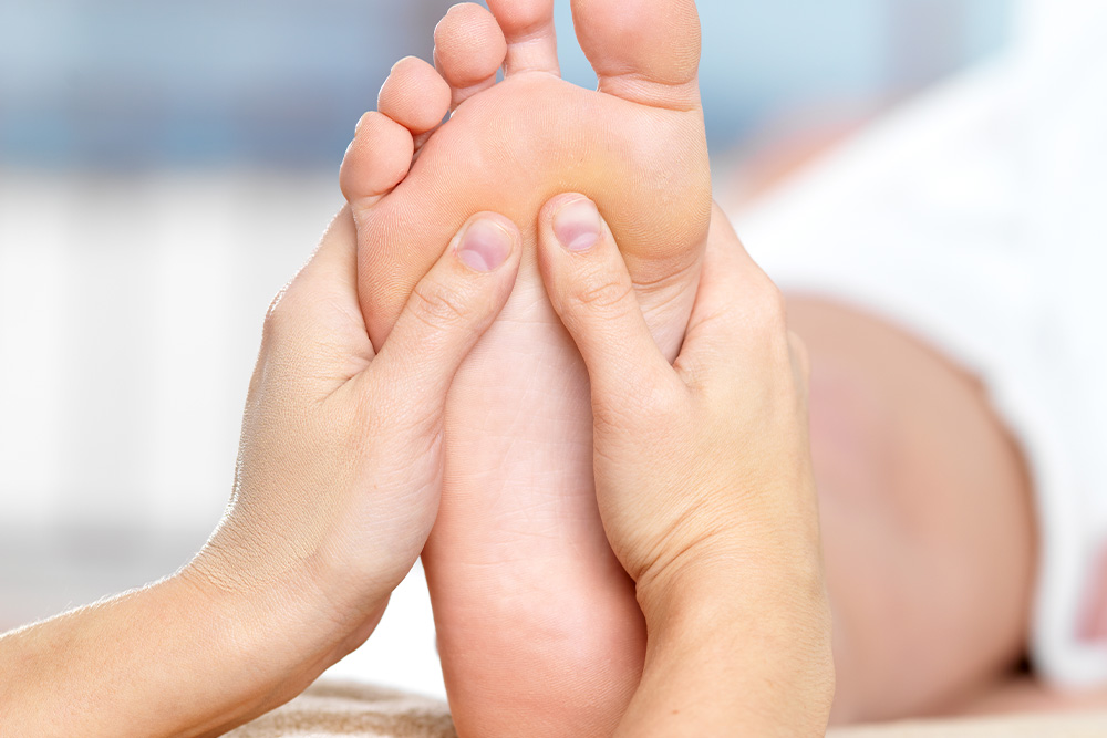 Voetreflexologie behandeling bij Moon's Massage